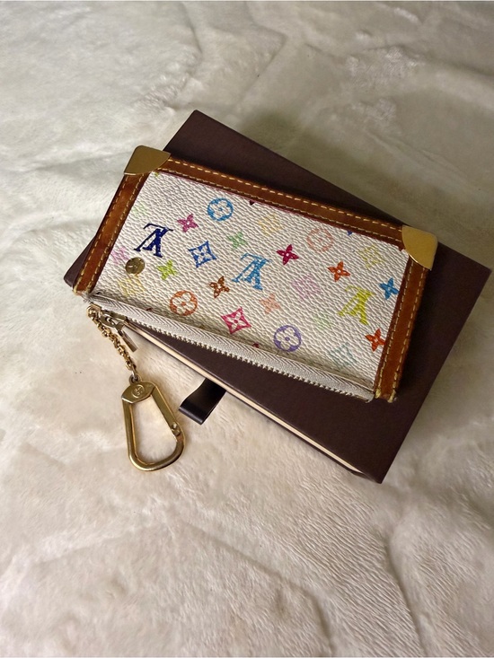 Louis Vuitton Handbags - Louis Vuitton Murakami Multicolor Monogram Key Cles with Gold Hardware